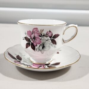 Queen Anne Tea Cup and Saucer